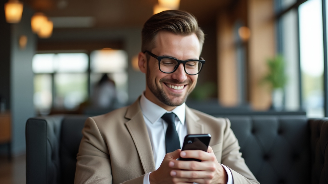 Adulto configurando opciones avanzadas